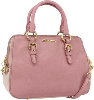 Miu Miu Pre-owned Handbags, female, Pink, Size: ONE SIZE Pre-owned Handbag