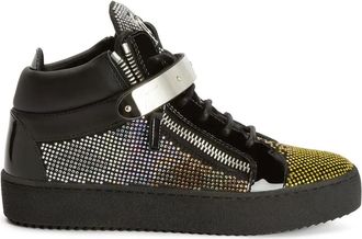 Giuseppe Zanotti Sneakers verfraaid met stras - Zwart