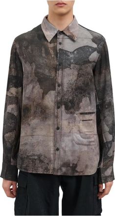 Ziggy Chen Hombre, Camisas, Gris, Talla: M