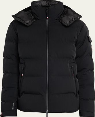 Moncler Mens Stretch Nylon Montgetech Puffer Jacket