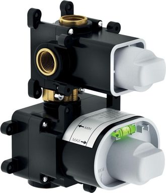 Nobili Rubinetterie WE00102 Corpo ad Incasso Miscelatore Termostatico Doccia, Cromo - Nobili
