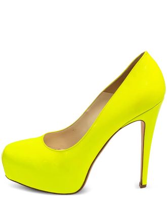 Brian Atwood Pumps met plateauzool - Geel
