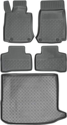 OEM Juego De Alfombrillas Para Coche Y Maletero Para Mercedes Glc C253 Coup&eacute; De 2017