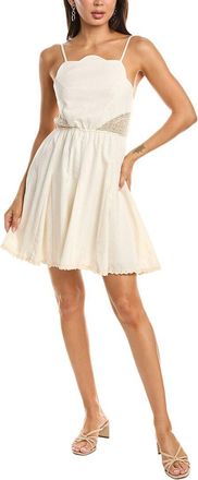 Fate Fate Sleeveless Linen-Blend Mini Dress