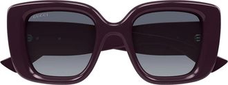 Gucci Sunglasses Gg1975 S 004 Purple/Gray Women