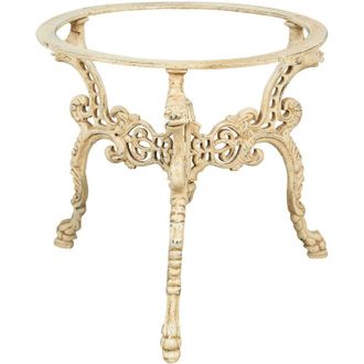 Biscottini International Biscottini - Base gambe tavolo da giardino Struttura in ferro pieno e ghisa, ideale per interno ed esterno Piani pietra marmo vetro legno