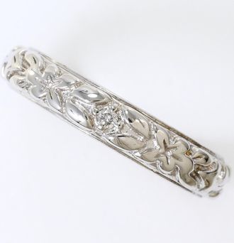 C&A White Gold White Gold (18K) Band Ring (Pre-Owned)