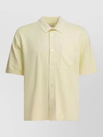 Norse Projects rollo polo shirt chest pocket ribbed collar