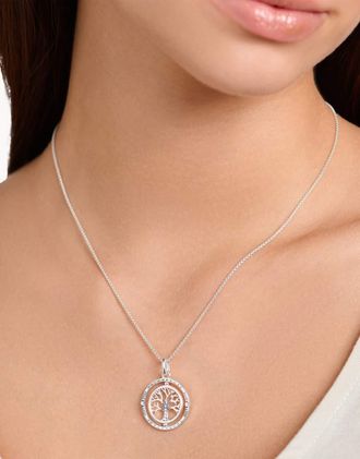 Thomas Sabo Collana con albero in argento sterling 925