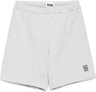 Izzue Shorts con ricamo - Grigio