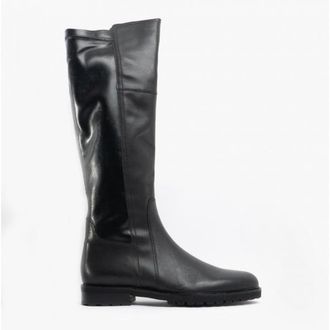Gabor CABIN Womens Leather Tall Boots Black - Size UK 4