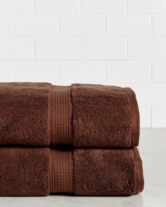 Superior Solid Absorbent 2Pc Bath Egyptian Cotton Towel Set