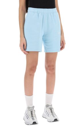 Versace Womens Light-blue Cotton Shorts - Size EU 38 (Womens)
