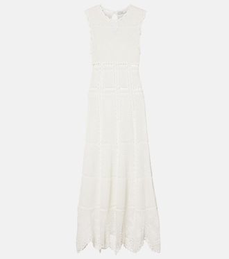 Erdem Crochet cotton midi dress