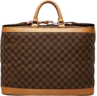 Louis Vuitton Damier Brown Pvc Leather Boston Bag (Pre-Owned)