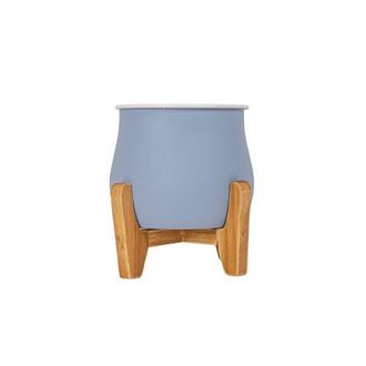 Foreside Home And Garden 6 Decorative Metal Footed Belle Blue Indoor Planter Pot at Nordstrom