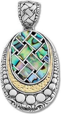 Samuel B. Woven Pendant in Blue And Green at Nordstrom Rack