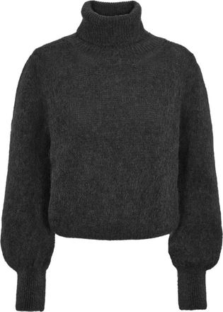 Americandreams Piro Rollneck Lange Mouwen - Dames - Coltruien - Zwart - L - Wol - Truien & Vesten