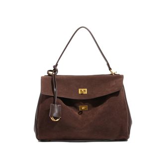 Generic Compatible For large capacity tote bag commuting laptop briefcase shoulder(Coffee)