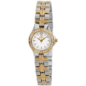 Invicta Wildflower White Dial Two-tone Ladies Watch 0127