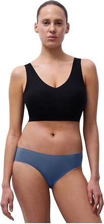 Chantelle Soft Stretch Bikini Womens Underwear Storm Blue, Cotton/Polyamide/Elastane