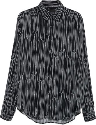 Patrizia Pepe graphic-print shirt - Black