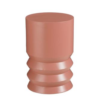 MiCa Decorations Mesa auxiliar Mart Naranja H46xB30xL30cm