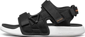 Skechers Gambix 2.0 Fashion Black Sandals Black White 237292-BLK