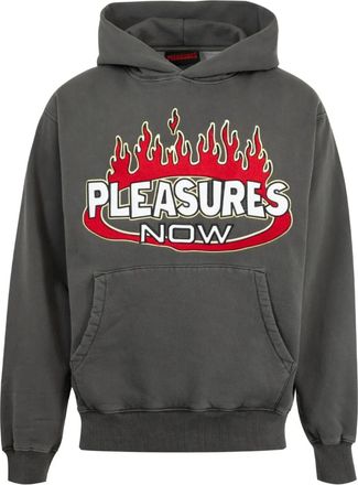 Pleasures Felpa con stampa - Nero