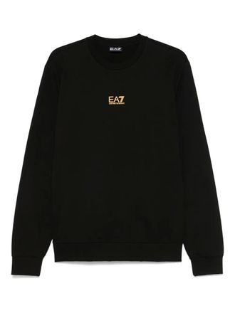 Emporio Armani logo-print sweatshirt - men - Cotton - XXXL - Black