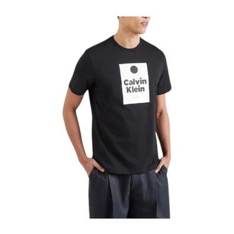 Calvin Klein T-Shirts, male, Black, Size: XL T-Shirts