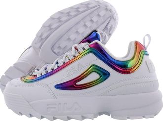 Fila Fila Ray Tracer 2 Nxt Mens Sneaker, White/Multi, 4 UK