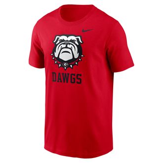 Nike Georgia Primetime Logo Mantra Nike Mens College T-Shirt in Red | N19965NGBN-TZL