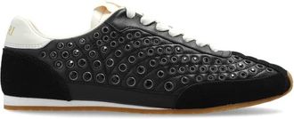 Amiri Stud Pacific Flat Sneakers - Dames - Sneakers - Zwart - 37 EU - Leer - Schoenen