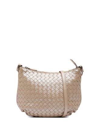 Bottega Veneta 2012-2024 Nappa Intrecciato crossbody bag - Gold