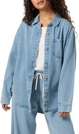 O'Neill Sevie Denim Shirt Jacket in Drifter at Nordstrom, Size X-Small