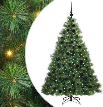 vidaXL &Aacute;rbol De Navidad Artificial Con 300 Led Verde 180 Cm Pe Y Pvc Vidaxl