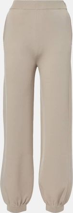 Max Mara Tirreno crepe wide-leg pants