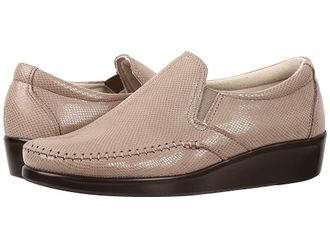 SAS Dream Comfort Loafer Womens Shoes Mushroom Snake : 7 WW - Double Wide (D), Leather