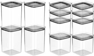 Ou Airtight Clear Stackable Food Storage Container Set with Leak Proof Lid at Nordstrom