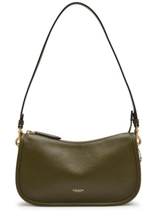 Coach Waverly Leather Shoulder bag - Olive - One Size