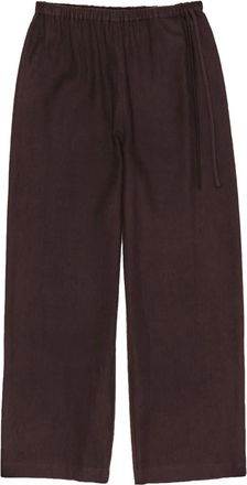 Bimba & Lola Pantaloni con vita elasticizzata - Marrone