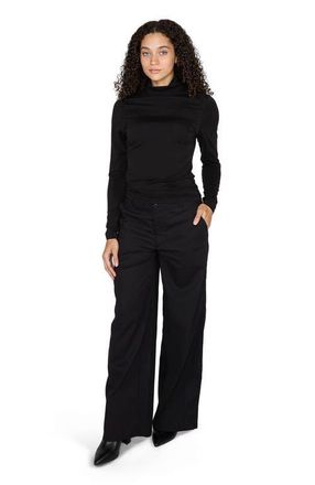 Lords of Harlech Kate Stretch Knit Turtleneck in Black at Nordstrom, Size Xx-Large
