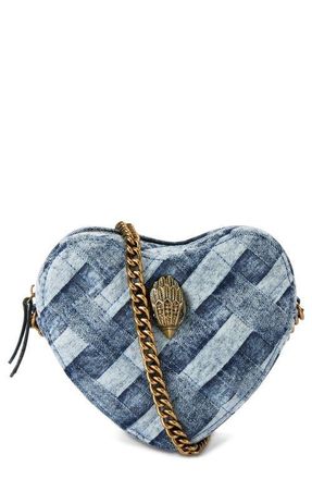 Kurt Geiger Kensington Heart Crossbody Bag in Navy at Nordstrom
