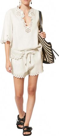 Isabel Marant Balyme Shorts In White