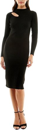 Nicole Miller Metallic Sweaterdress