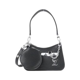 Louis Vuitton Pre-owned Pouch Schoudertas - Dames - Pre-owned - Zwart - Maat: ONE Size Leer