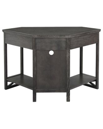 Leick Home 84430 Oak Computer/Writing Corner Desk with Drawer