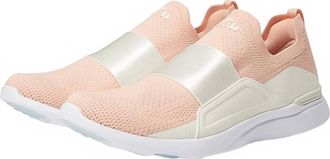 Athletic Propulsion Labs Womens Techloom Bliss Shoe In Pristine/blush/white