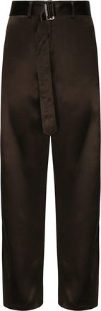 Magda Butrym Cotton Trousers With Belt